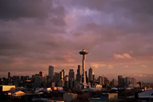 City skyline, Seattle, Washington State, United States of America (U City skyline, Seattle, Washington State, United States of America (U