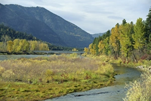 Rocky Mountains Photography Prints: The Clark Fork River in the fall