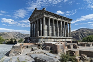 Prints of Classical Hellenistic sun temple of Garni, Kotayk Province, Armenia, Caucasus, Asia Armenia Prints: Classical Hellenistic Sun Temple Print