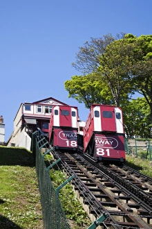 Cliff Tramway at Foreshore Road, Scarborough, North Yorkshire, Yorkshire, England, United Kingdom, Europe Cliff Tramway at Foreshore Road, Scarborough, North Yorkshire, Yorkshire, England, United Kingdom, Europe
