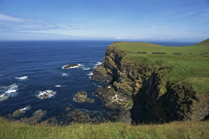 Sea Cliff Scenery Prints: Cliffs over coatline