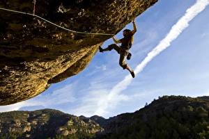 Margalef Overhang Climbing Print