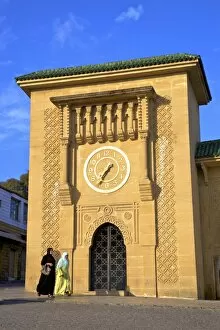 Almohad Collection: Clock Tower in Grand Socco, Tangier, Morocco, North Africa, Africa