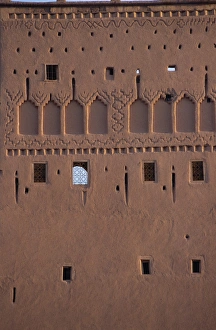 Moroccan Travel Photography Prints: Close-up of decorated wall