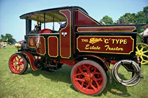 Industrial Heritage Sites Prints: Close-up of traction engine, England, United Kingdom, Europe