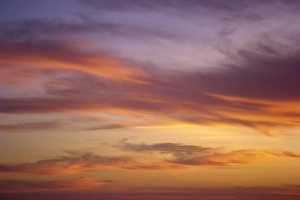 Dusk Sky Photography Prints: Clouds at dusk