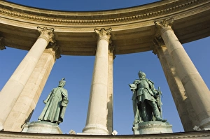 Heroes Square Hungary Prints: Colonnade, Heroes Square