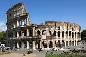 Images Dated 20th April 2015: Colosseum, Ancient Roman Forum, UNESCO World Heritage Site, Rome, Lazio, Italy, Europe