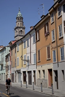 Parma Italy Prints: Colourful architecture, Parma, Emilia Romagna, Italy, Europe