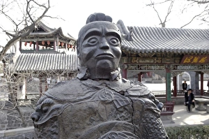 Complex of temple buildings erected to commemorate a price of the Zhou Dynasty Complex of temple buildings erected to commemorate a price of the Zhou Dynasty