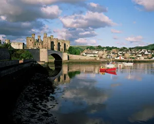 United Kingdom Travel Destination Prints: Conwy Castle