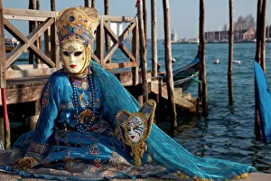 Costume and masks during Venice Carnival, Venice, UNESCO World Heritage Site Costume and masks during Venice Carnival, Venice, UNESCO World Heritage Site