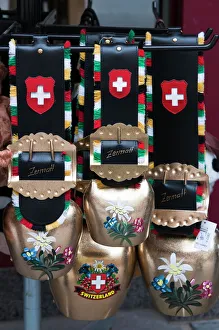 Cowbell Souvenirs in Zermatt, Switzerland