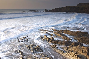 Prints of Crooklets Beach, Bude, Cornwall, England, United Kingdom, Europe Bude Prints: Crooklets Beach Print, Bude, Cornwall