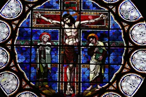 Crucifixion, Christ on the Cross, Paris, France, Europe Crucifixion, Christ on the Cross, Paris, France, Europe