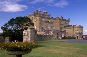 Prints of Culzean Castle, dating from the 18th century, designed by Robert Adam, from the gardens, Ayrshire, Scotland, United Kingdom, Europe Adam Architecture Prints: Culzean Castle Print, 18th-century Scottish architecture