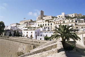 Mediterranean Europe Travel Destination Prints: Dalt Vila, Eivissa