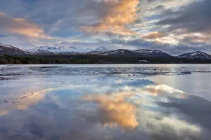 Dawn breaking over Loch Morlich, Glenmore, Scotland August 2016 Dawn breaking over Loch Morlich, Glenmore, Scotland August 2016