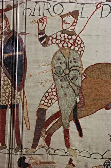 Battle Of Hastings Prints: Death of King Harold Print, Bayeux Tapestry scene