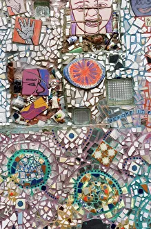 Street Art Prints: Philadelphia Street Mosaic Print