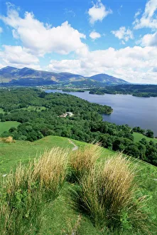 Derwent Water and Lonscale Fell Print, Lake District Landscape