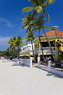 Dickenson Bay Beach, the largest and most famous beach on the island, Antigua Dickenson Bay Beach, the largest and most famous beach on the island, Antigua