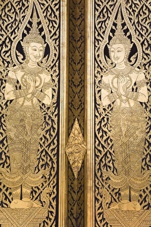 Door at Wat Pho Temple, Rattanakosin District, Bangkok, Thailand, Southeast Asia, Asia Door at Wat Pho Temple, Rattanakosin District, Bangkok, Thailand, Southeast Asia, Asia