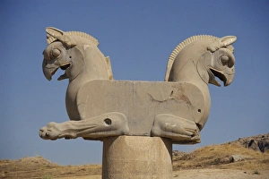 Persepolis Historical Site Prints: Double-headed eagle