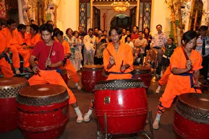 Drum and percussion music for the traditional Chinese New Year Lion Dance Drum and percussion music for the traditional Chinese New Year Lion Dance