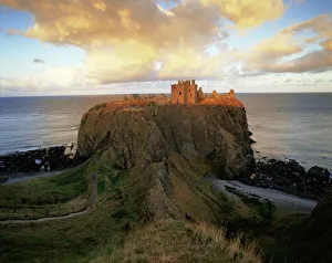 Dunnottar Castle Print at Sunset