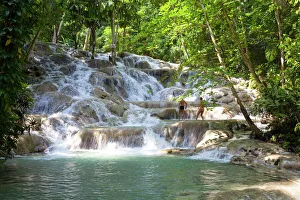 Dunns River Falls, Ocho Rios, Jamaica, West Indies, Caribbean, Central America Dunns River Falls, Ocho Rios, Jamaica, West Indies, Caribbean, Central America