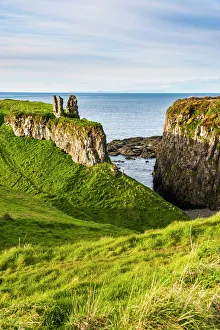 Dunseverick Castle near the Giants Causeway, County Antrim, Ulster, Northern Ireland Dunseverick Castle near the Giants Causeway, County Antrim, Ulster, Northern Ireland