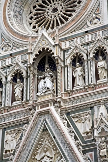 Florence Duomo Prints: Detail of the Duomo