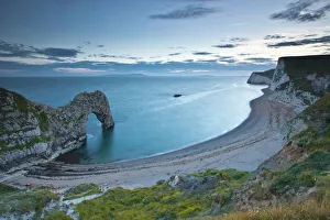 Durdle Door and Bats Head, Dorset, Jurassic Coast, UNESCO World Heritage Site, England Durdle Door and Bats Head, Dorset, Jurassic Coast, UNESCO World Heritage Site, England