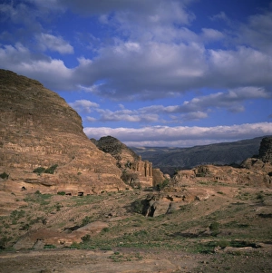 Nabatean Architecture Prints: El Deir (the Monastery)