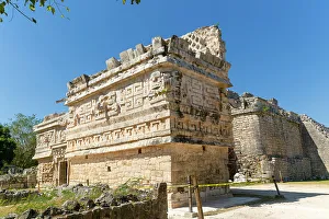 Elaborate stone facade Print