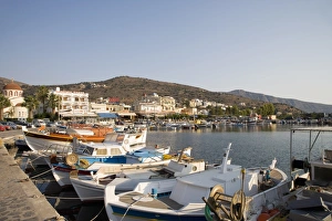 Prints of Elounda, Crete, Greece, Europe Map Prints: Elounda Print - A serene Greek coastal village