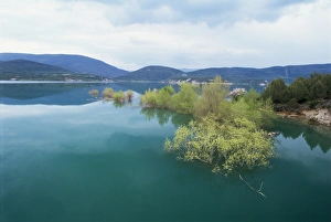 European Lake Destinations Prints: Embalse de Yesa
