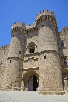 Entrance Gate, Palace of the Grand Master of the Knights, Rhodes Old Town Entrance Gate, Palace of the Grand Master of the Knights, Rhodes Old Town