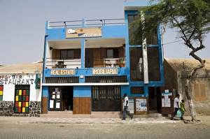 Estate agents, Santa Maria on the island of Sal (Salt), Cape Verde Islands, Africa Estate agents, Santa Maria on the island of Sal (Salt), Cape Verde Islands, Africa