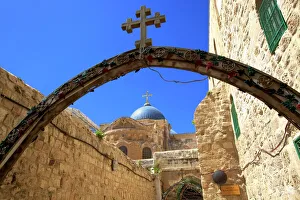 Ethiopian Monastery and Church of The Holy Sepulchre, Old City, UNESCO World Heritage Site, Jerusalem, Israel Ethiopian Monastery and Church of The Holy Sepulchre, Old City, UNESCO World Heritage Site, Jerusalem, Israel