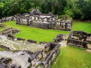 Mayan Civilization History Prints: Exploring the Central Acropolis in Tikal
