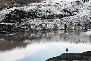 Exploring Solheimajokull Glacier, South Iceland (Sudurland), Iceland, Polar Regions Exploring Solheimajokull Glacier, South Iceland (Sudurland), Iceland, Polar Regions