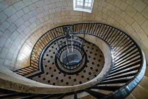 Lighthouse Prints: Cordouan Lighthouse Stairwell Print