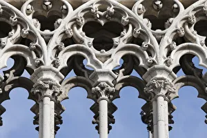 Exterior columns, Notre Dame de Paris cathedral, Paris, France, Europe Exterior columns, Notre Dame de Paris cathedral, Paris, France, Europe
