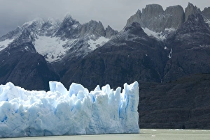 Face of Glaciar Grey (Grey Glacier) on Lago de Grey, Torres del Paine National Park, Patagonia, Chile, South America Face of Glaciar Grey (Grey Glacier) on Lago de Grey, Torres del Paine National Park, Patagonia, Chile, South America