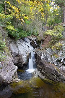 The Falls of Bruar in autumn, near Blair Atholl, Perth and Kinross, Scotland The Falls of Bruar in autumn, near Blair Atholl, Perth and Kinross, Scotland