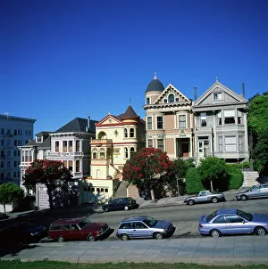 The famous Victorian houses known as the Painted Ladies The famous Victorian houses known as the Painted Ladies