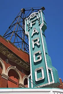 Fargo Theatre on Broadway Street, Fargo, North Dakota, United States of America Fargo Theatre on Broadway Street, Fargo, North Dakota, United States of America