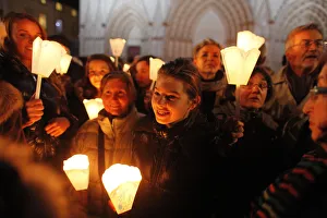 Fete des Lumieres (Festival of Lights) held every year on december 8 Fete des Lumieres (Festival of Lights) held every year on december 8
